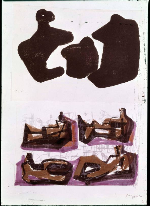 Five Reclining Figures