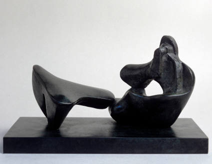 Maquette for Two Piece Reclining Figure No.9