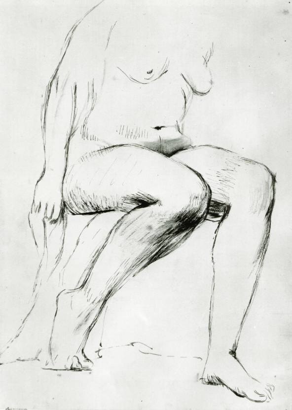 Seated Woman Headless