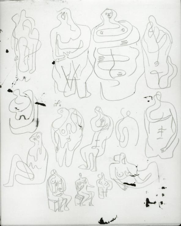 Studies of Reclining Figures