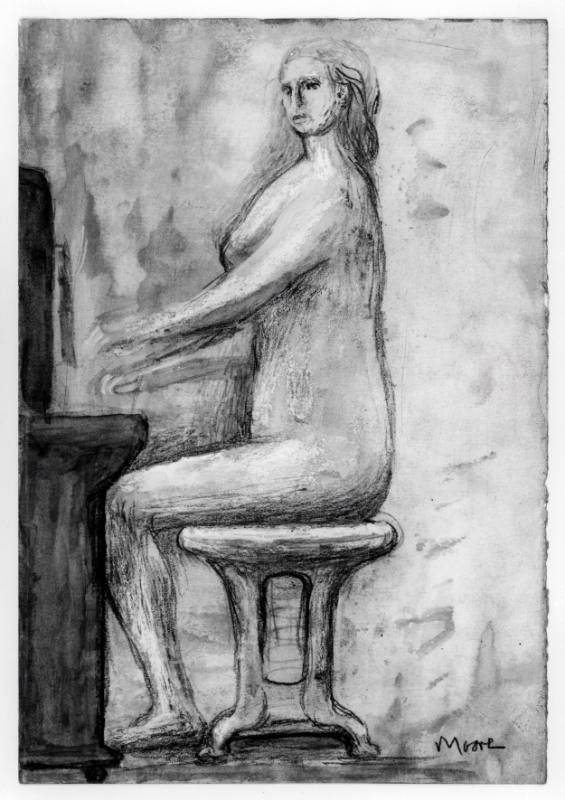 Woman Playing Piano