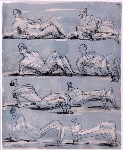 Eight Reclining Figures: Ideas for Sculpture