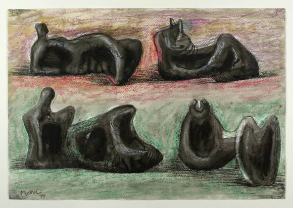 Four Reclining Figures