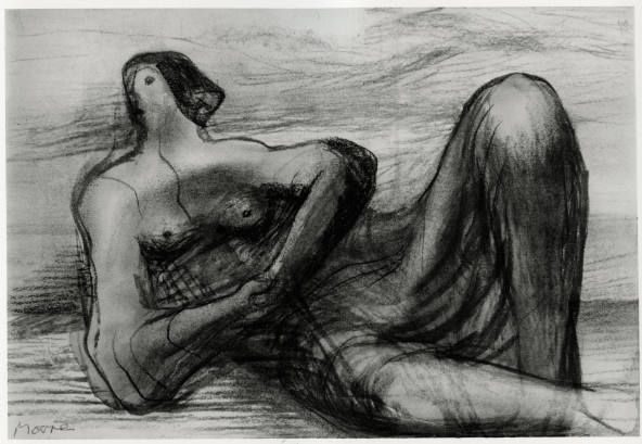 Draped Reclining Figure