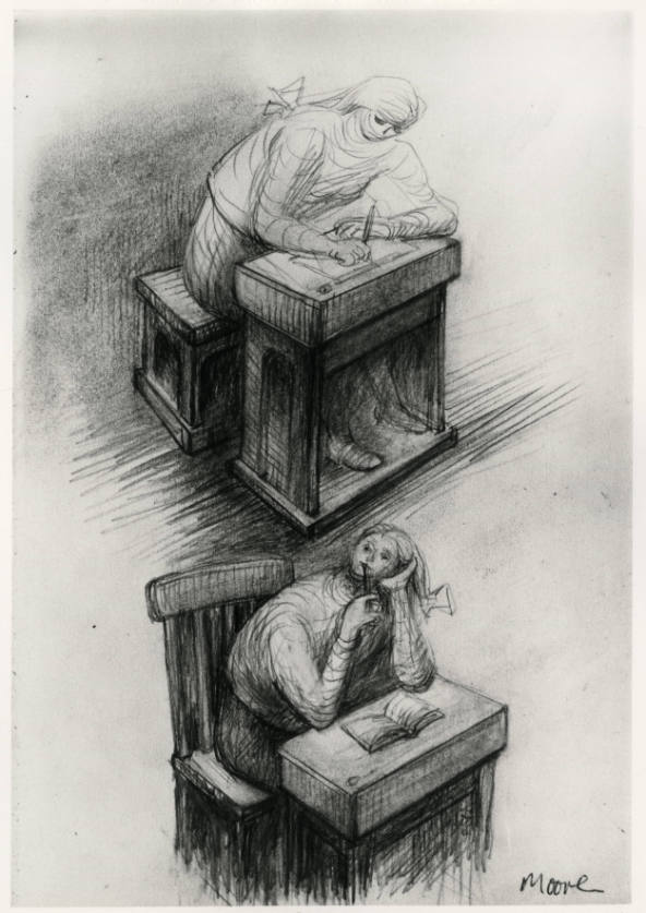 Girl Doing Homework