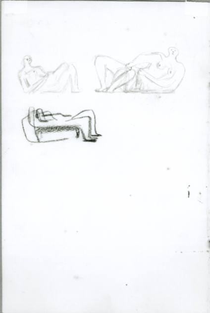 Three Studies of Reclining Figures