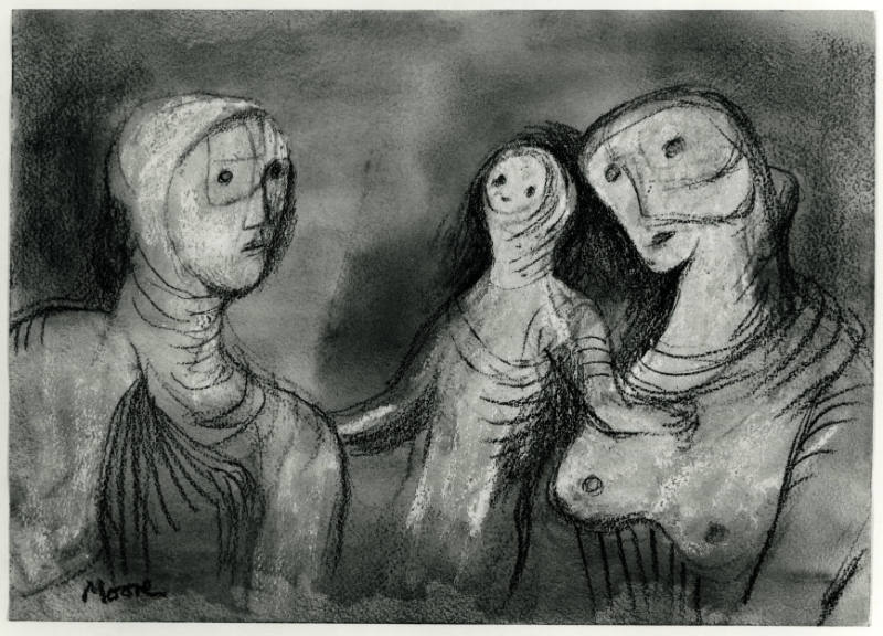 Two Women with a Child