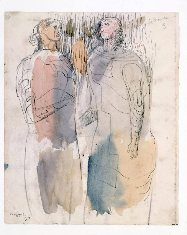 Two Standing Figures