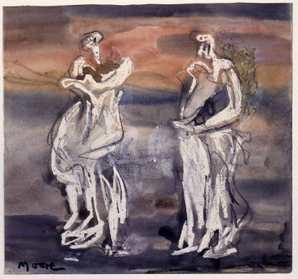 Two Standing Figures