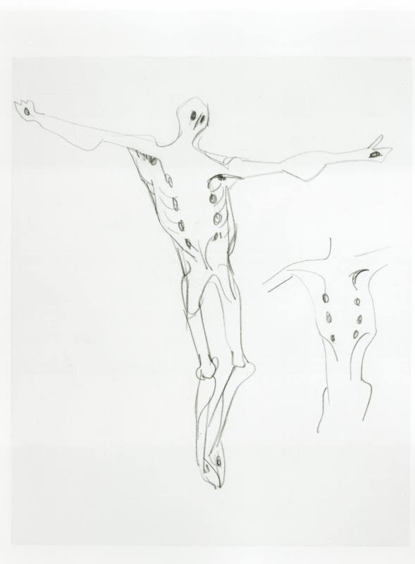 Studies after Crucifixion Sculpture