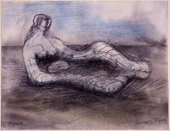 Reclining Woman: Idea for Sculpture