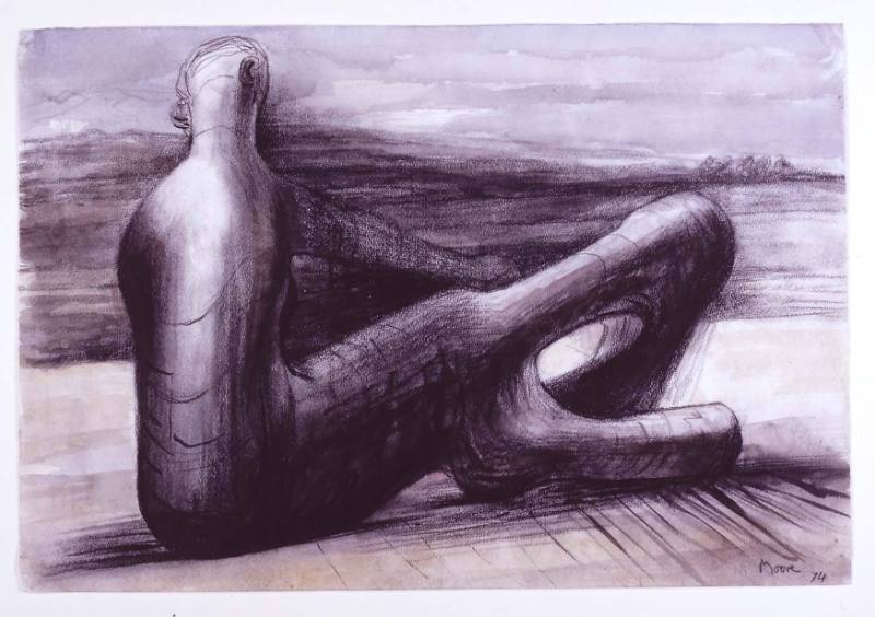 Reclining Figure: Sculpture in Landscape