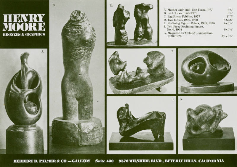 HENRY MOORE
BRONZES & GRAPHICS