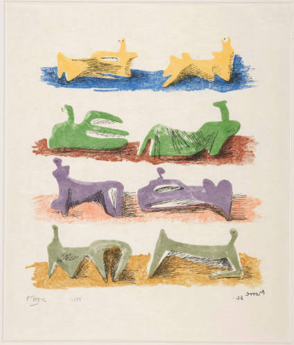 Eight Reclining Figures