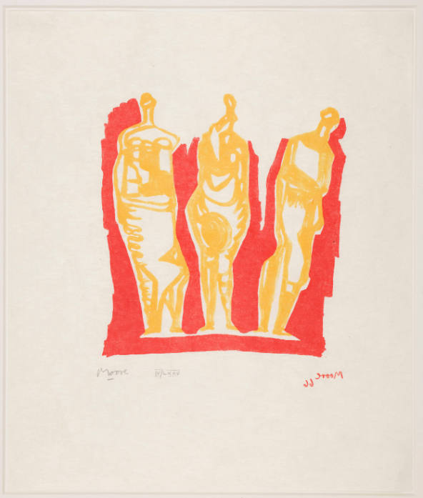 Three Standing Figures