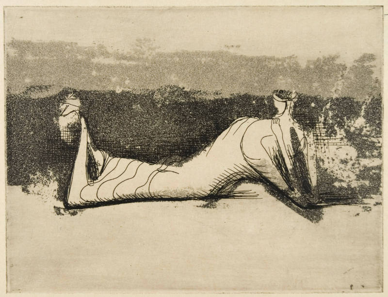 Draped Reclining Figure