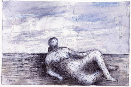 Reclining Nude in Landscape