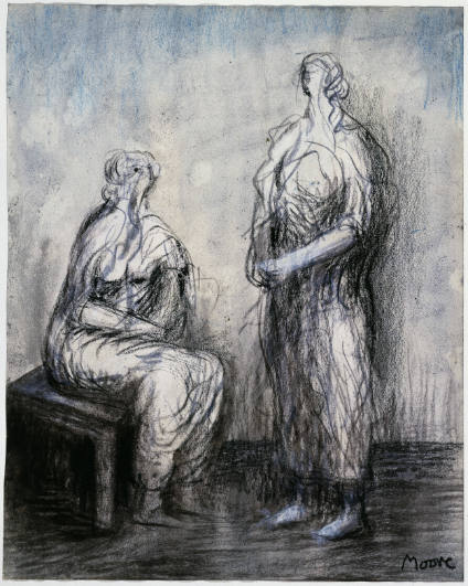 Two Women Conversing