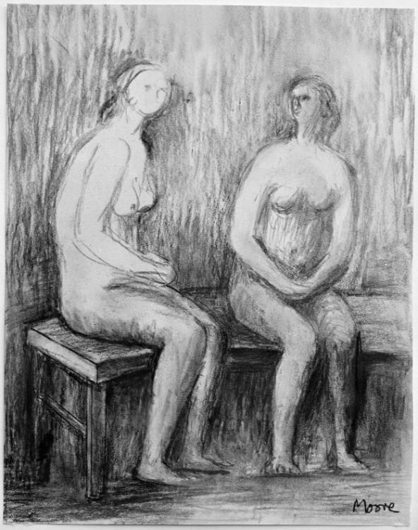 Two Seated Women II