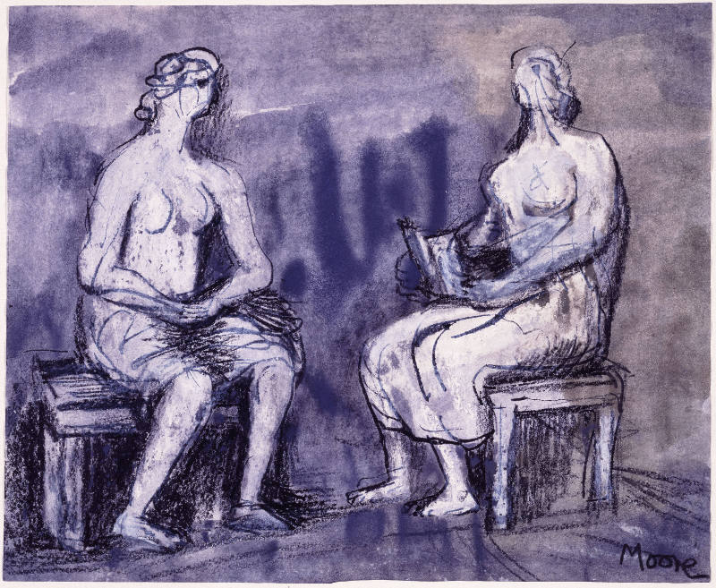 Two Seated Women I