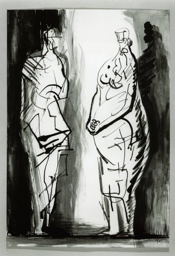 Two Standing Figures VIII