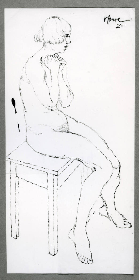 Seated Female Nude