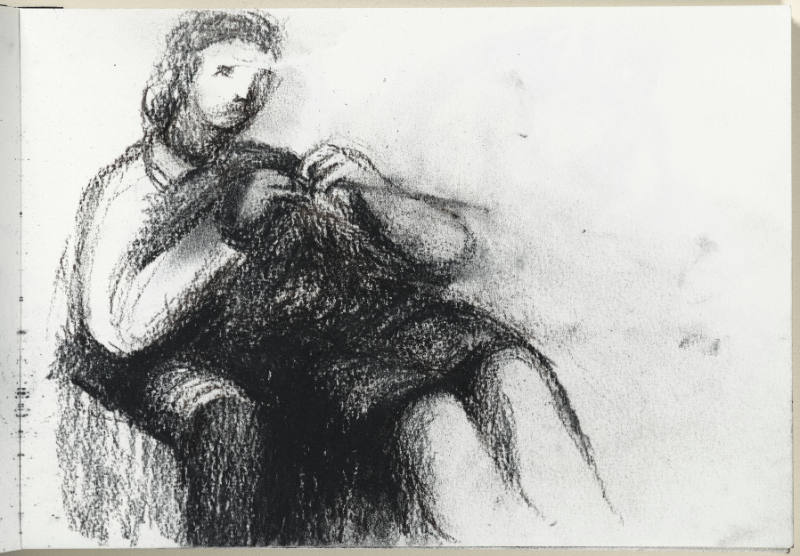 Woman Knitting