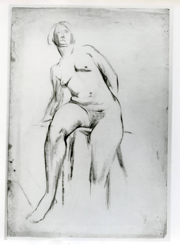 Seated Female Nude