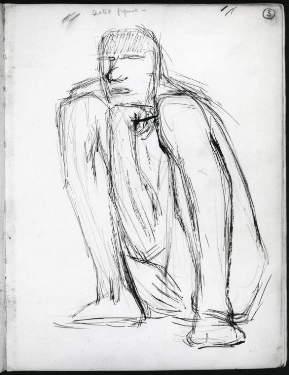 Seated Male Figure