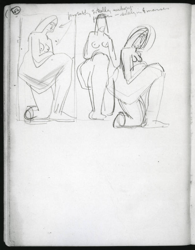 Three Studies of a Female Nude