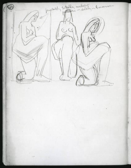 Three Studies of a Female Nude