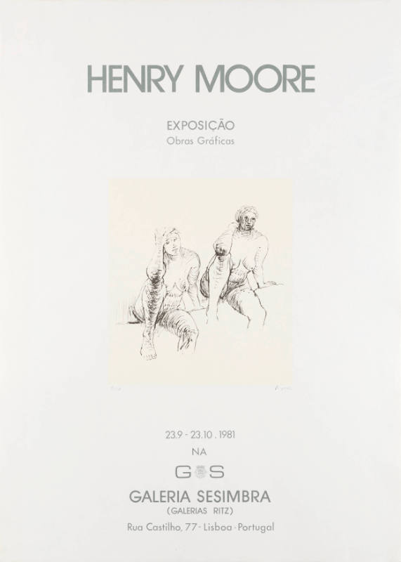 HENRY MOORE
EXPOSIÇÃO Obras Gráficas (Exhibition of Graphic Works)