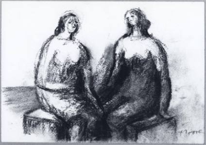 Two Seated Women I