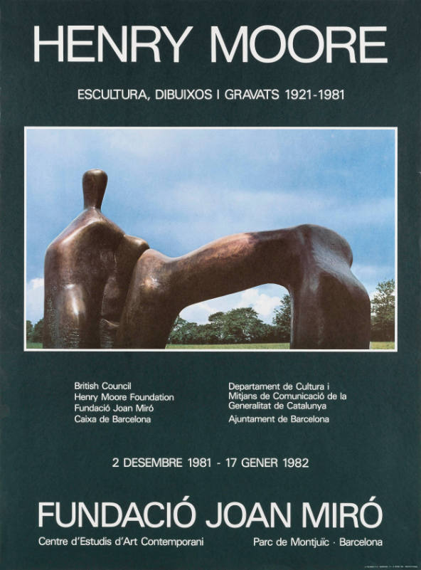 HENRY MOORE
ESCULTURA, DIBUIXOS I GRAVATS 1921-1981
(Sculpture, Drawings and Prints 1921-1981)