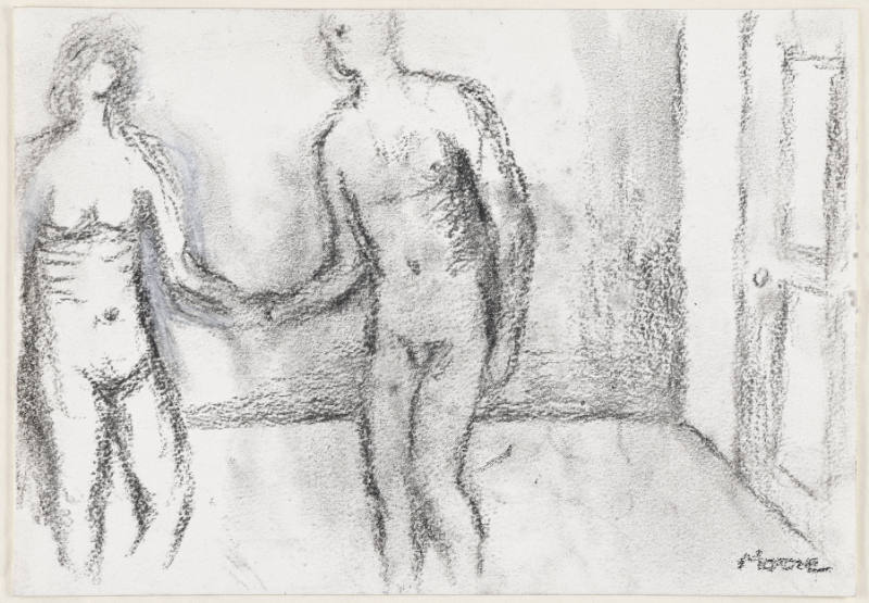Nude Man and Woman in an Interior