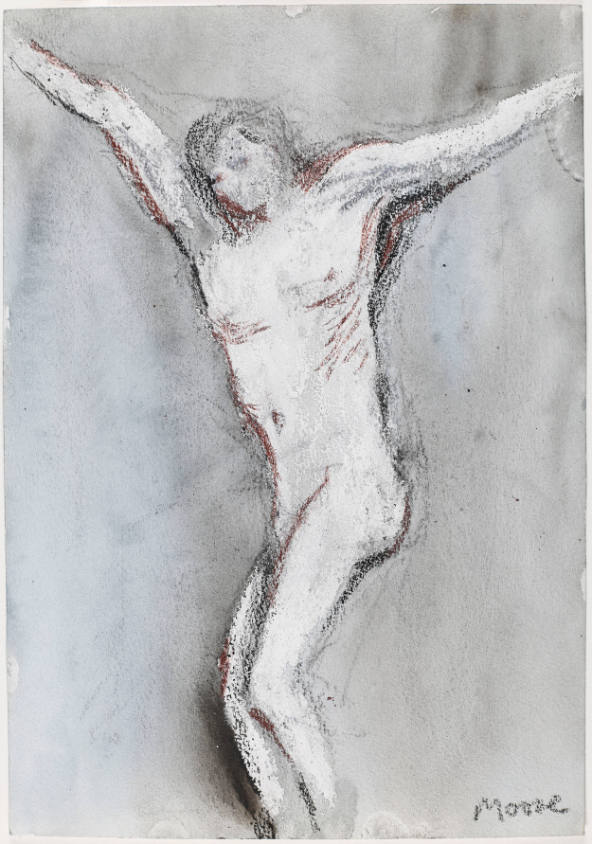 Male Figure with Outstretched Arms