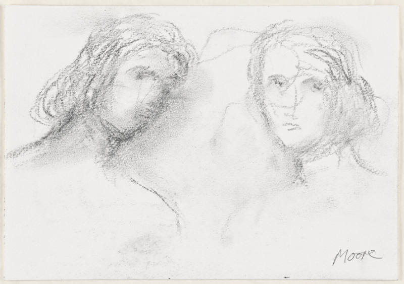 Two Female Heads