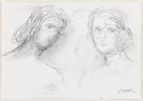 Two Female Heads