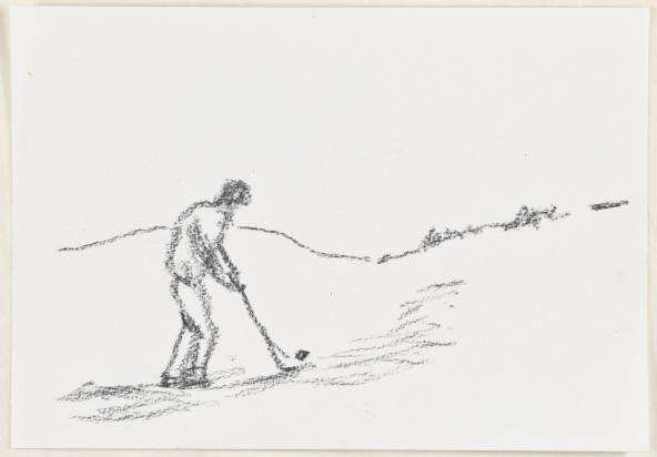 Man Playing Golf