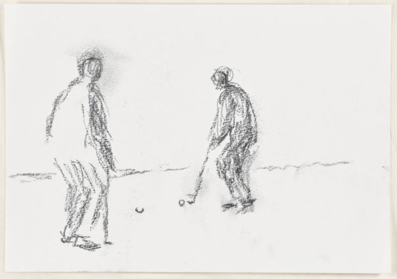 Men Playing Golf