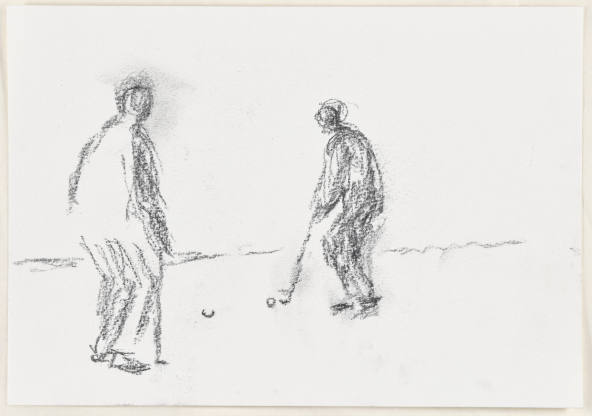 Men Playing Golf