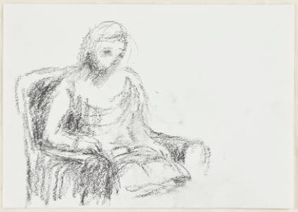 Woman Seated in Armchair