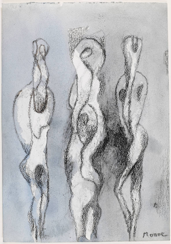 Three Standing Figures