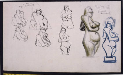 Ideas for Sculpture: Pregnant Woman