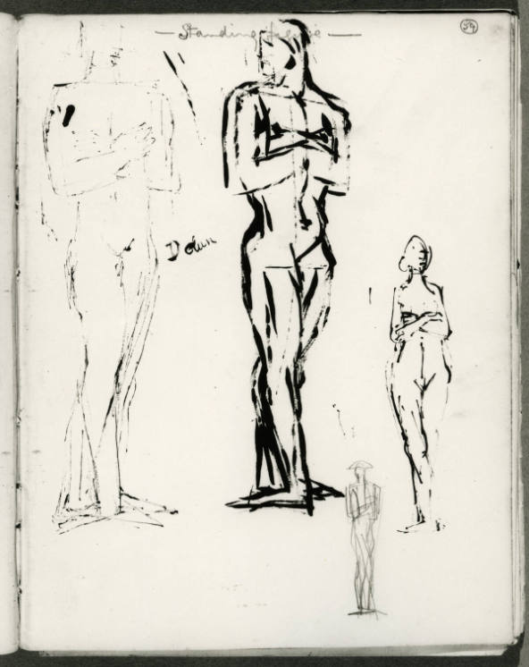 Four Standing Figures