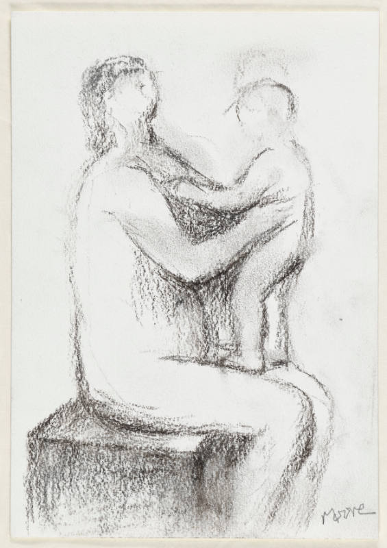 Seated Mother and Child