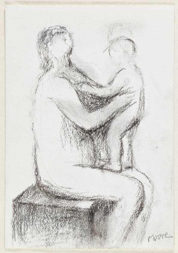 Seated Mother and Child