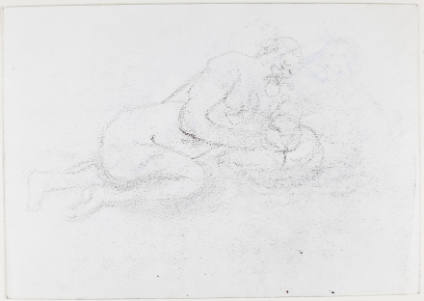 Crouching Mother and Child