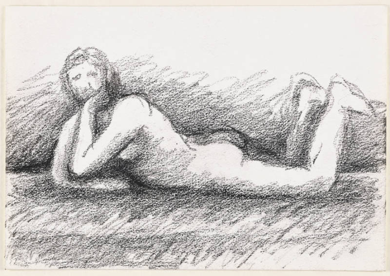 Reclining Nude on Stomach