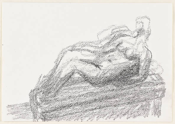 Reclining Figure on Bench